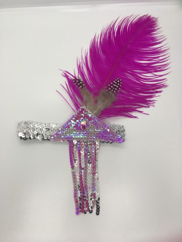 Flapper Sequin/Feather Headband – F