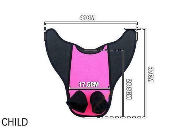 Mermaid MONOFIN - CHILD Mermaid Swimming Flipper CHD SIZE - PINK - Image 2
