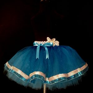 CUSTOM MADE Child Tutu – TODDLER Frozen Elsa Glitter Tutu fits up to 3yrs
