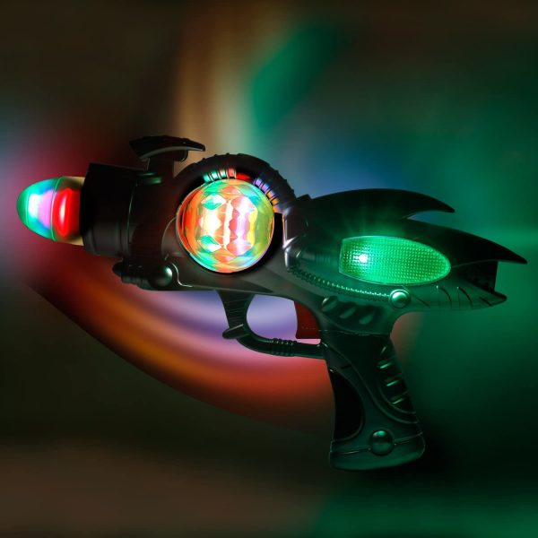 Galactic Space Infinity Blaster Pistol Toy Gun for Kids with Flashing Lights and Blasting FX Sounds - Image 2