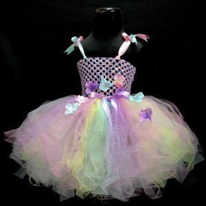 CUSTOM MADE Toddler Tutu Dress - Baby Pastel Floral Rhinestone Sparkle Tutu Dress SIZE: 1yr