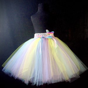 CUSTOM MADE Child tutu – Girls simple PASTEL knee length tutu Fits up to 6yrs