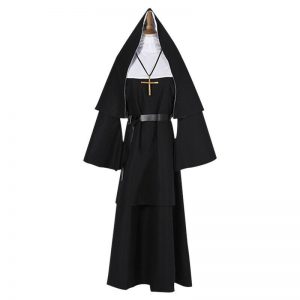 HALLOWEEN COSTUME – The Nun Conjuring 2 Valak Sister Robe Complete Outfit SIZE: SMALL