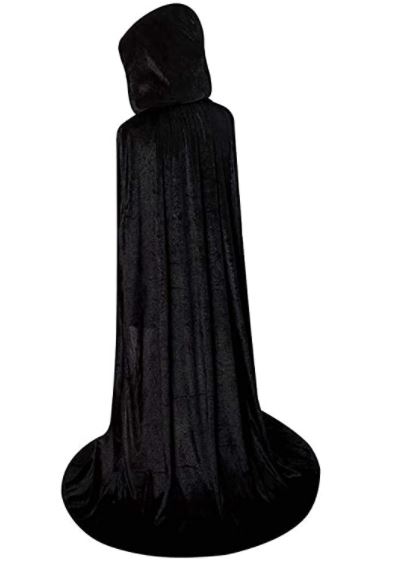 CAPE - Hooded Cloak Long Velvet Cape 59IN - Image 3