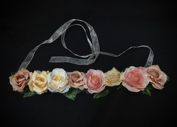 CUSTOM MADE CHILD Floral Headband - Fits child 6-8yrs - #8 - Image 2