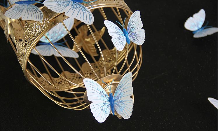 Butterfly Magnet / Wall Sticker Decoration Ambilight Single layer - BLUE - Image 5