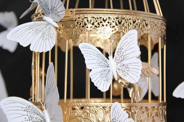 Butterfly Magnet / Wall Sticker Decoration Ambilight Single layer - WHITE - Image 2