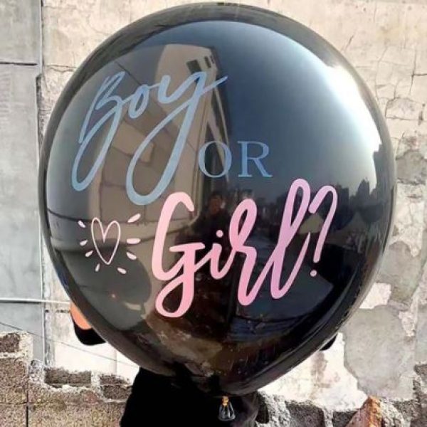 BALLOONS – 36 Inch Round Gender Reveal Balloon – BOY