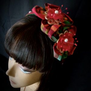HEADBANDS - CUSTOM MADE RED Madras Headband