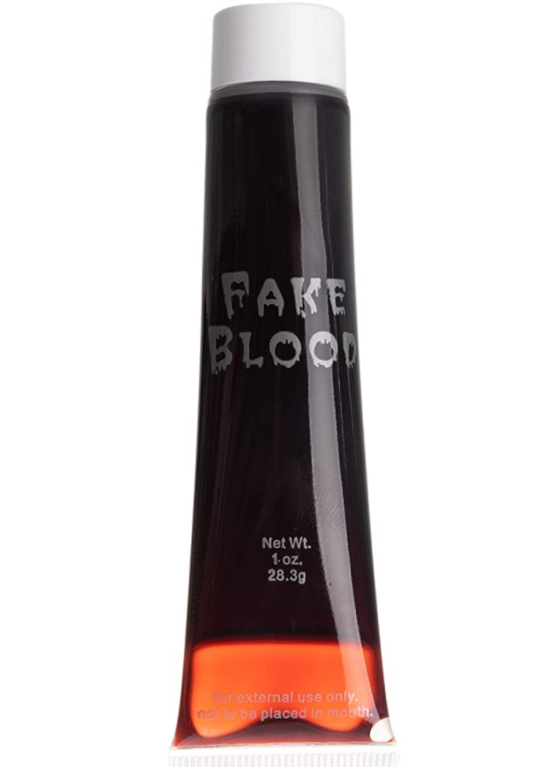 FAKE BLOOD 1oz Fake Halloween Vampire Stage Blood Tube