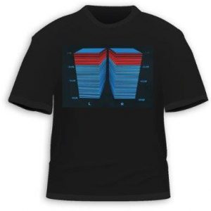 HDE Sound Activated LED Equalizer T-Shirt (DECIBLE)