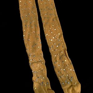 Fishnet Stockings Rhinestone - TAN