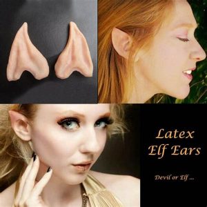 Latex Fairy Pixie Elf HALF Ear Tips