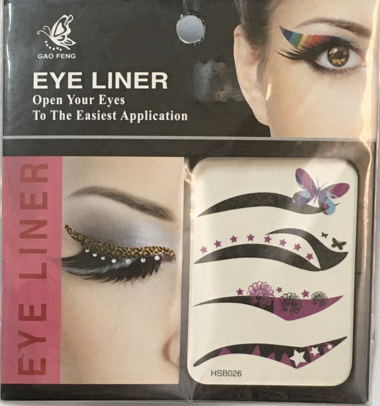 Eye Liner Sticker Tattoos 4 pairs per pack - Image 4