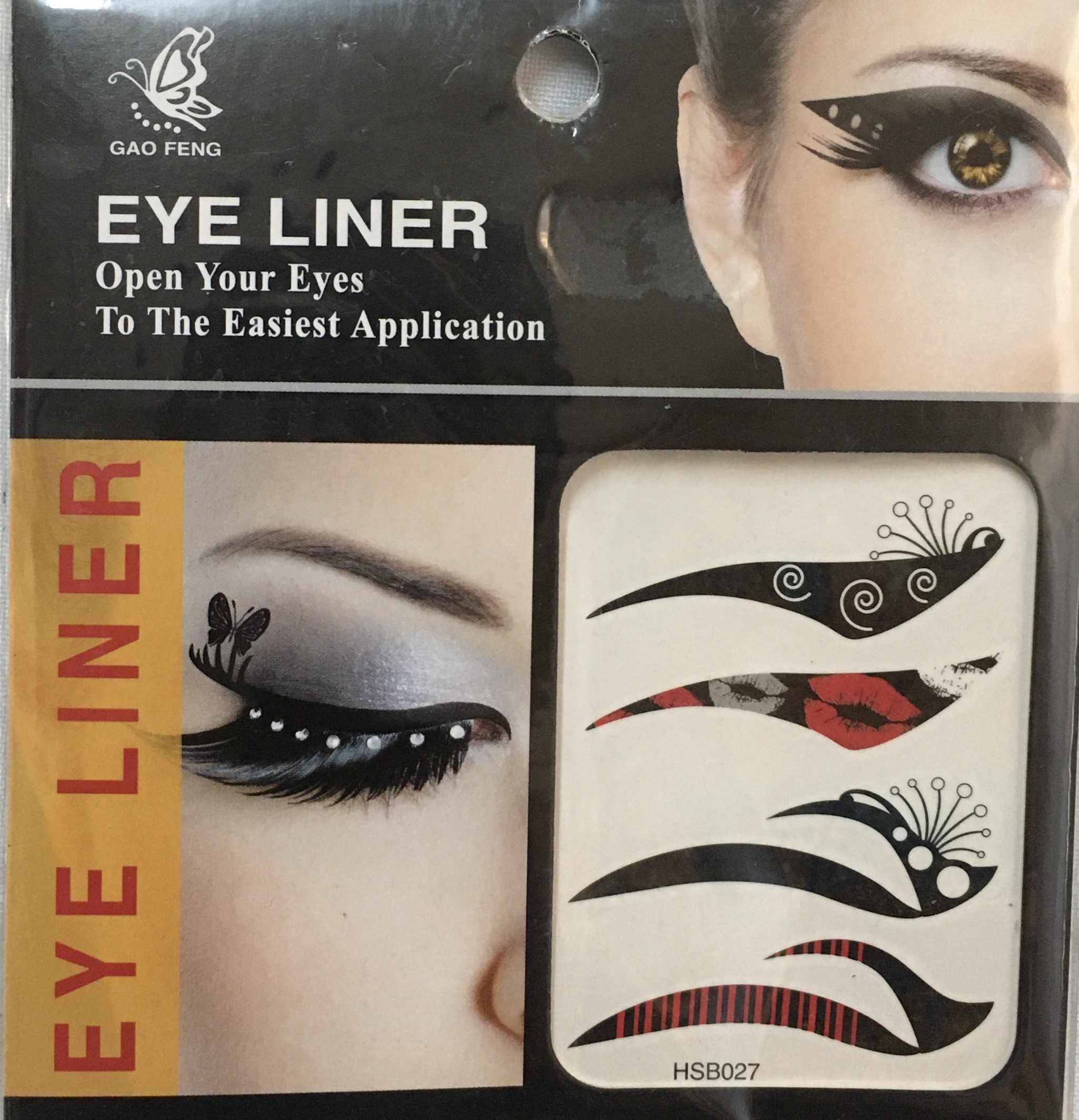 Eye Liner Sticker Tattoos 4 pairs per pack
