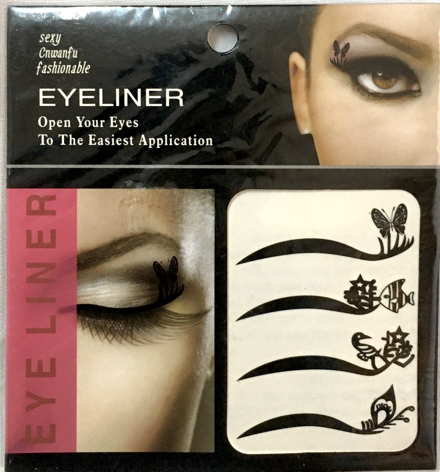 Eye Liner Sticker Tattoos 4 pairs per pack - Image 3