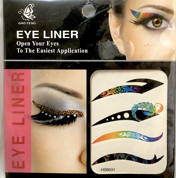 Eye Liner Sticker Tattoos 4 pairs per pack - Image 2