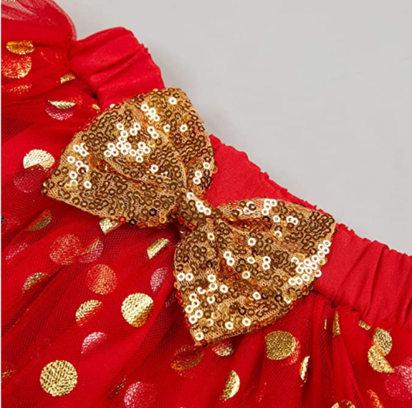 CHRISTMAS/NATIVITY COSTUMES - GIRLS - My First Christmas Clothes Baby Girls SIZE: 3-6M - Image 3