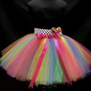 CUSTOM MADE CHILD Tutu – Colorful Rainbow Tutu Fits up to 2yrs