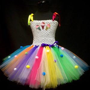 CUSTOM MADE Child tutu dress - Toddler Sweet Colorful Tutu Dress SIZE: Fits up to 3yrs