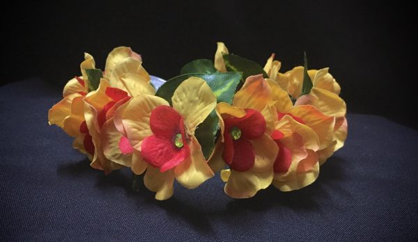 CUSTOM MADE CHILD Floral Headband - Fits child up to 4yrs - #14