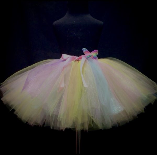 CUSTOM MADE CHILD Tutu – Toddler PASTEL Sparkle Tutu Fits up to 4yrs