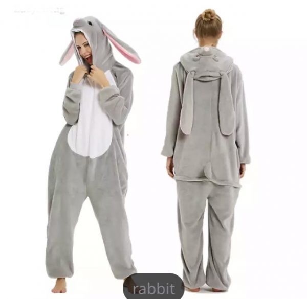 ADULT Onesie - Adult RABBIT ONESIE  SIZE: MEDIUM