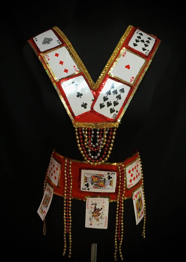 Card Suit Carnival Chest + Waist piece Unisex (GOLD, RED, SILVER) - Image 4