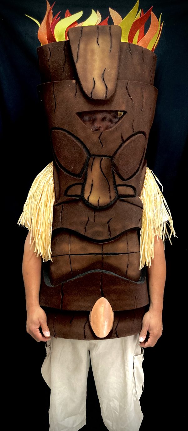 ADULT CUSTOM MADE Hawaiian Tiki Warrior Costume Mascot