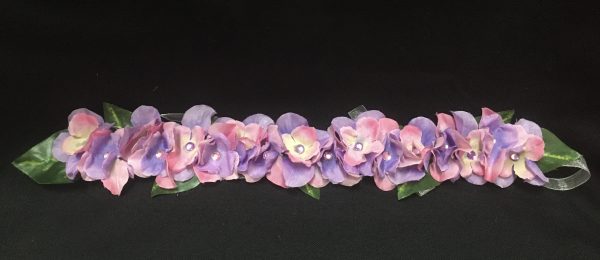 CUSTOM MADE CHILD Floral Headband - Fits child up to 4yrs - #17 - Image 2