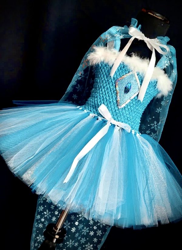CUSTOM MADE Toddler Tutu Dress - TODDLER Frozen Elsa inspired Tutu Dress SIZE: 3yrs - Image 2