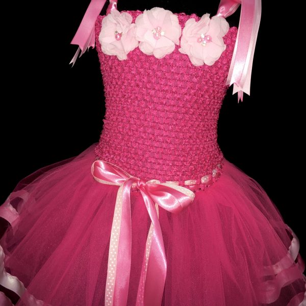 CUSTOM MADE Toddler Tutu Dress – Simply Pink Tutu Dress SIZE: 3yrs