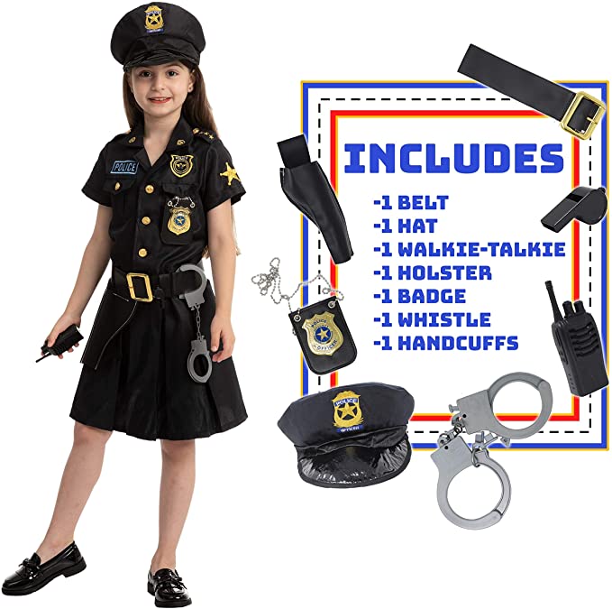 Career Day POLICE – Girls Police Cop Costume