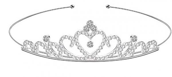 SILVER Tiara Crystal Rhinestone Headband 11