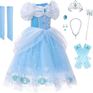 Butterfly Princess Costume Girls Dress with Accessories 11-12