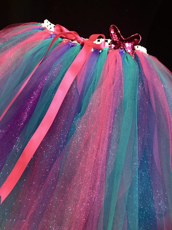 ADULT TUTU – CUSTOM MADE Adult Mermaid Glitter Tutu - Image 2