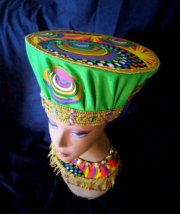 Custom made African Zulu Head + Collar Piece Set
