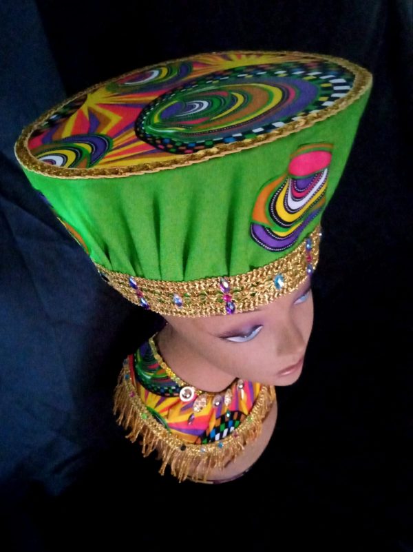 Custom made African Zulu Head + Collar Piece Set - Image 2