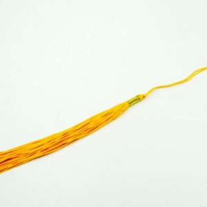 Graduation Hat - 44CM Long Tassels - YELLOW/GOLD
