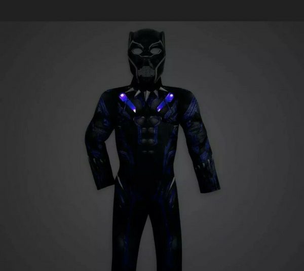 Super Hero Boy - Boy Black Panther Light-Up Costume CHD SIZE: 3 - Image 2