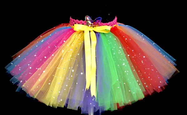 CUSTOM MADE Child tutu – TODDLER Cocomelon colorful Sparkle Tutu Fits up to 2yrs - Image 3