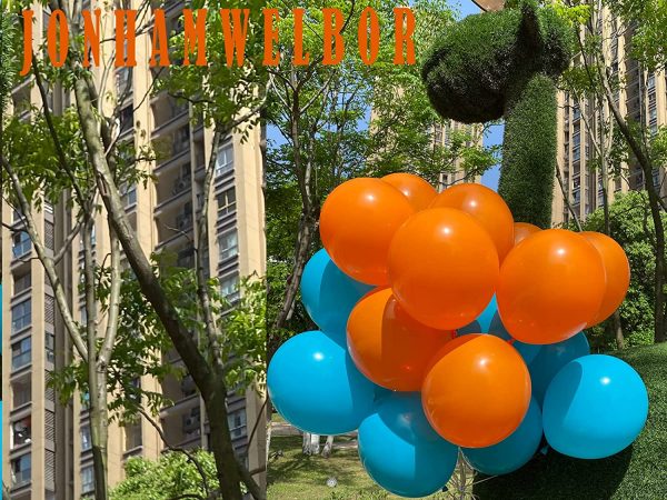 BALLOONS - Latex 12inch - 10 Pack - TURQUOISE BLUE Balloon - Image 6