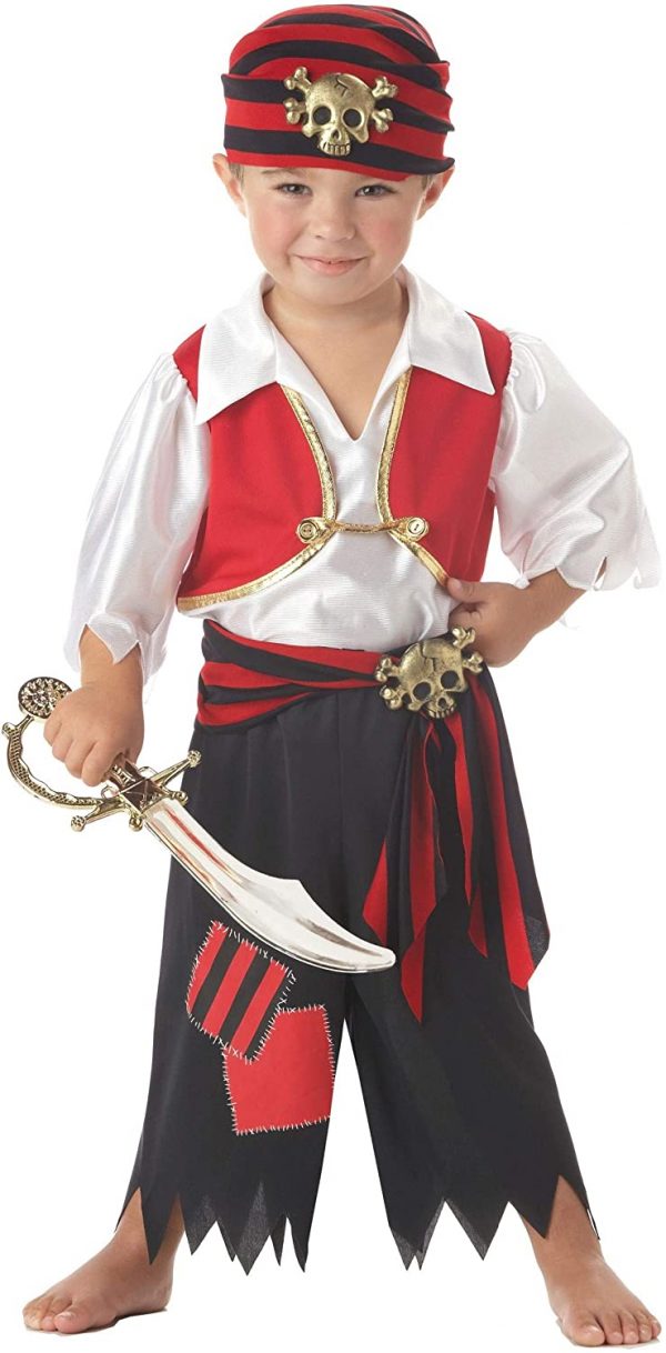 Little Boys' Ahoy Matey Pirate Costume - SIZE: SMALL 4-6