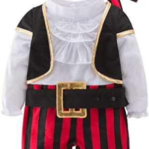 Baby Toddler Pirate Costume 4pcs Set - SIZE: XSMALL(2-3)