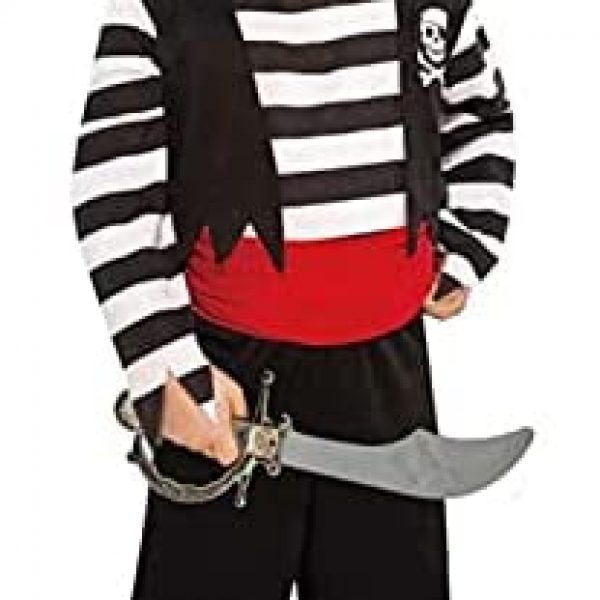Children’s Pirate Costume with Accessories – SIZE SMALL 3T-4T