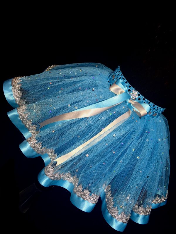 CUSTOM MADE Child tutu – TODDLER Frozen inspired Sparkle tutu Fits 2-3yrs - Image 2