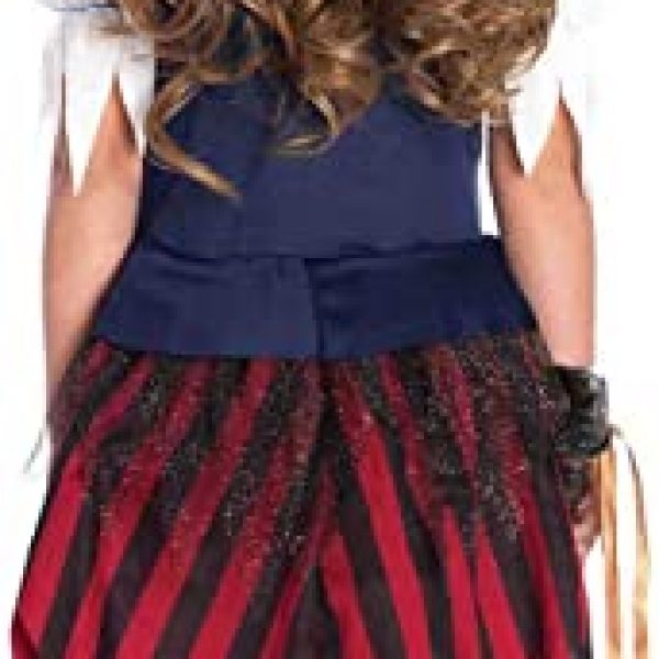Little Girl’s Caribbean Pirate Dress + Hat Set SIZE MEDIUM(7-10)