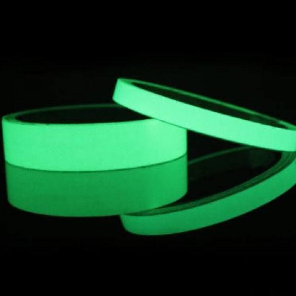 Luminous Glow In The Dark Sticker Tape – GREEN 1CM X 1M