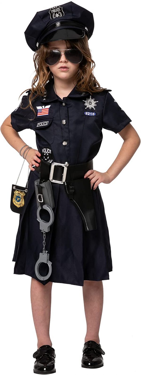 Career Day POLICE – Girls Police Officer Cop Costume - Image 4