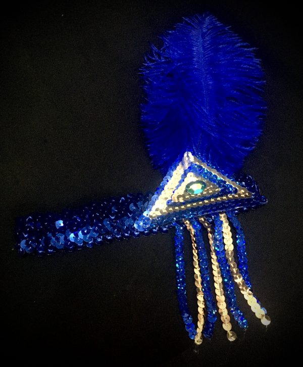 Flapper Sequin/Feather Headband – U